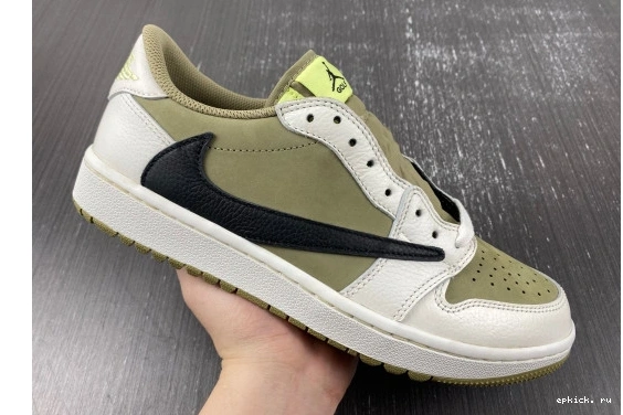 Rep EP 1 Olive Low FZ3124-200 Travis Scott Golf Neutral Jordan Retro 1217